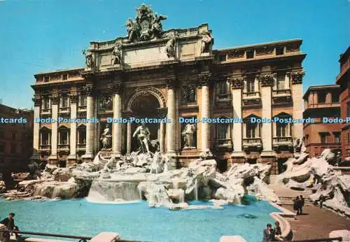 D268090 Roma Trevi Brunnen Verdesi 1980