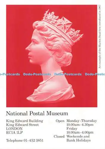 D271349 Nationales Postmuseum Ein Beispiel des Maschinenkopfes Das Haus Questa