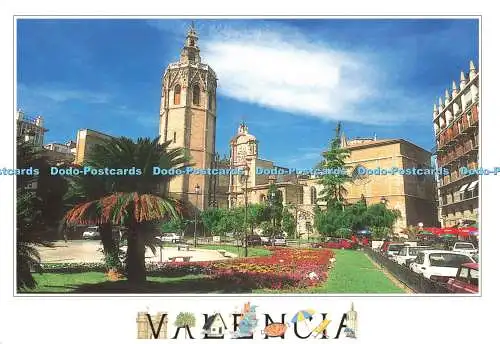 D268126 Valencia Plaza de la Reina A M PC Karten Andreas Murillo