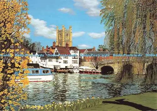 D268127 Henley Bridge Trevor Wells Mund- und Fußmalerei