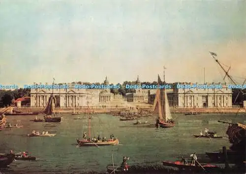 D268162 Greenwich National Maritime Museum The Royal Hospital at Greenwich Canal