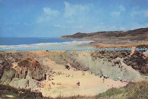 D273291 Devon Woolacombe Barricane Shell Beach J Arthur Dixon Ltd
