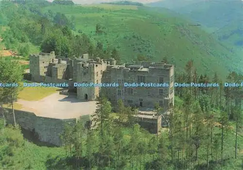 D273322 Devon Castle Drogo bei Chagford Die Westseite des Schlosses zeigt die