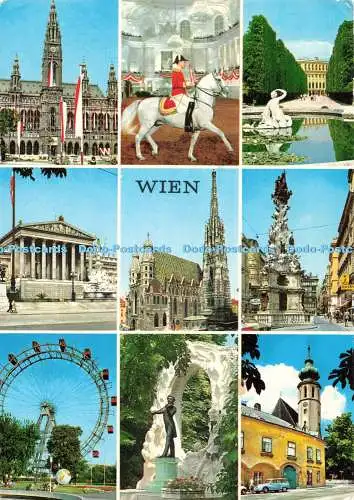D271478 Wien Rathaus Flora Print Fleischmann und Jaeger Multi View