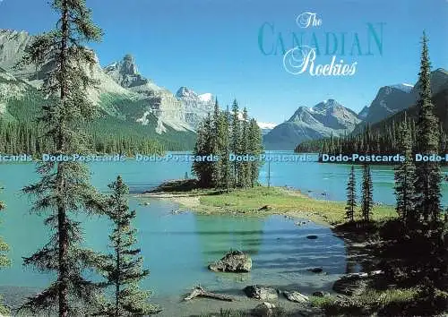 D268225 The Canadian Rockies Jasper National Park Maligne Lake and Spirit Island