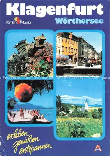 D271483 Klagenfurt Worthersee mit Komplimenten Mehrfachansicht