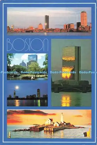 D271484 Boston The Many Moods of Boston Klein Post Card Service 1988 Multi View