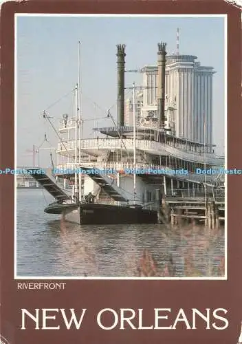 D271485 New Orleans Riverfront Express Verlag Plastichrome William Cornelia