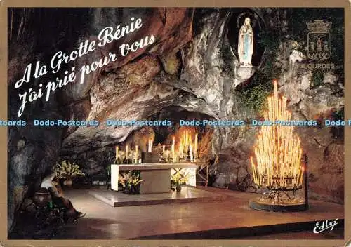 D268229 Lourdes Die wundersame Grotte A Doucet