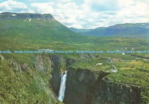 D268231 Norwegen The View by Fossli Hotel mit Voring Wasserfall N Loyning