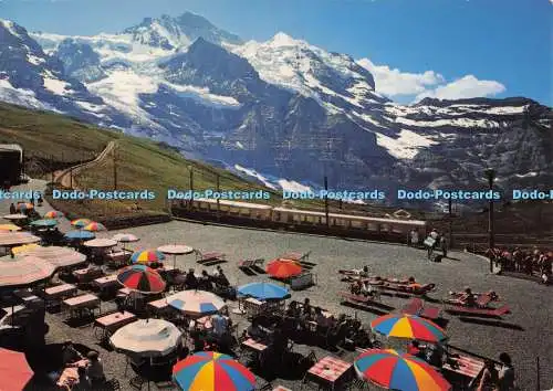 D273382 Berner Oberland Kleine Scheidegg mit Jungfrau 4158m Jungfraubahn Nr 19