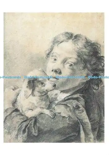 D271545 The Royal Collection Junge mit Hund Giovanni Battista Piazzetta The Round