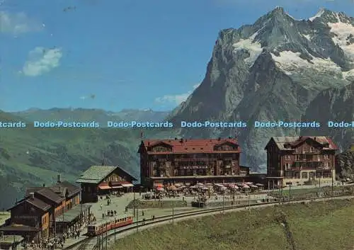 D273393 Kl Scheidegg Hotel mit Wetterhorn 3701 m Nr 1977