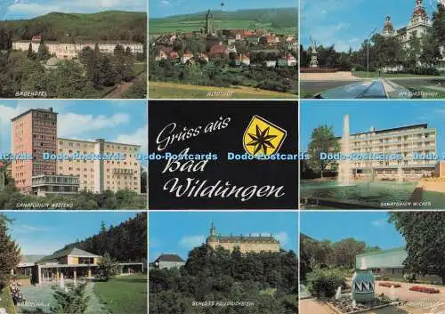 D273452 Gruss aus Bad Wildungen Badehotel Alstadt Sanatorium Wicker Wolfg Hans K
