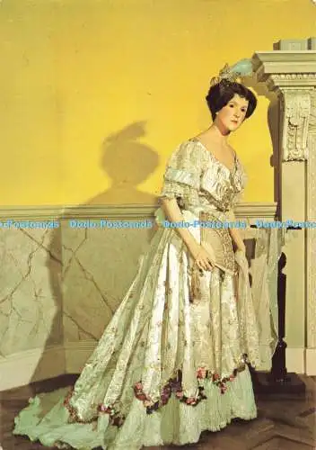 D271613 Bath Museum of Costume Assembly Rooms Ballkleid of Brocated Satin Judge