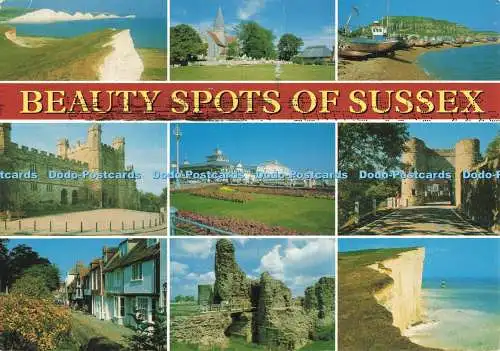 D268360 Beauty Spots Of Sussex Hastings J Salmon Multi View