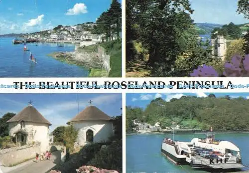 D268362 The Beautiful Roseland Peninsula St Mawes John Hinde Multi View