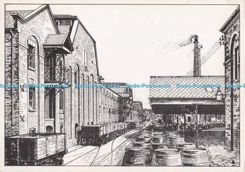 D273477 The Delhi Maltings at Bass New Brewery von Alfred Barnards Noted Brewer