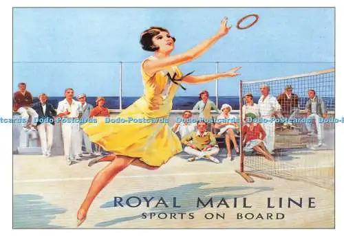 D271634 Royal Mail Line Sport an Bord der Robert Opie Collection Cruise Away S