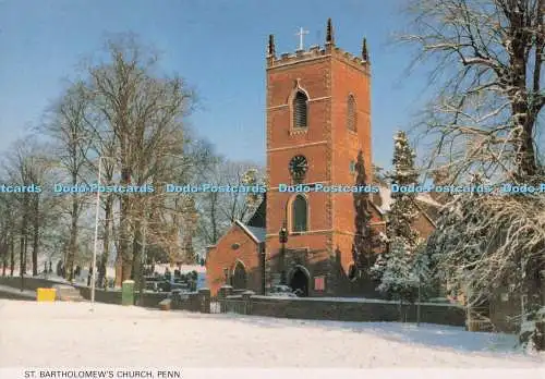 D273505 Penn St Bartholomew Church Lichfield Cathedral Buchhandlung Richter Postkarten