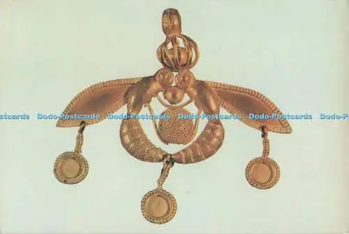 D273507 Heraklion Museum Gold Biene Anhänger aus einer Halskette vom Friedhof von M