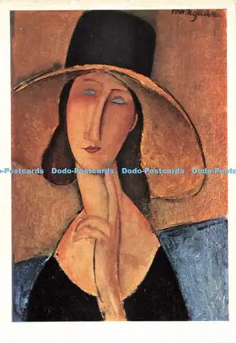 D271703 Dame mit dunklem Hut Amedeo Modigliani F Ackermanns
