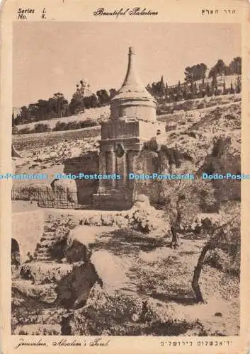 D271728 Jerusalem Absalom Grab Levante Bild Palästina Fotogravur wunderschön P