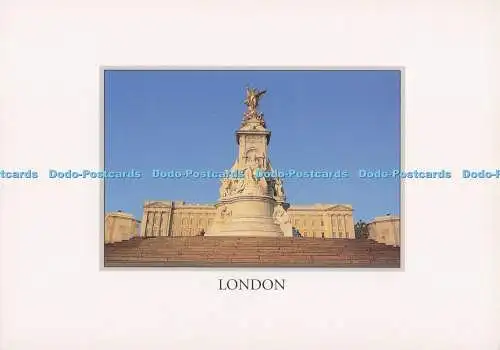D273575 London Buckingham Palace Queen Victoria Memorial enthüllt von König George