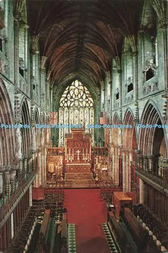 D271762 Selby Abbey Interior F Frith Card
