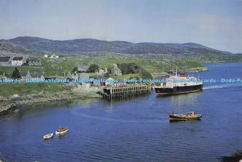 D273661 Autofähre M V Hebriden bei Tarbert Harris Die MacBrayne-Flotte J Arthur Di