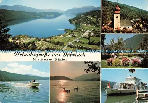 D268594 Urlaubsgrusse aus Dobriach Millstattersee Kärnten H Tollinger Dobriach M