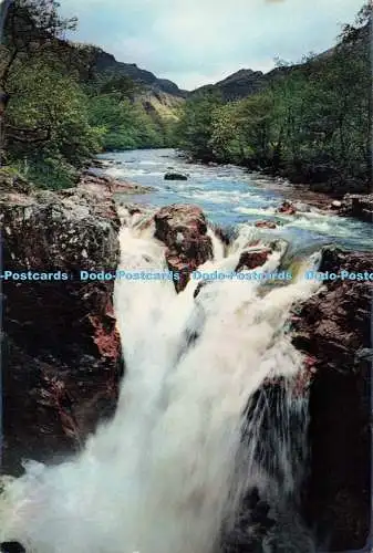 D271869 Glen Nevis Lower Falls in der Nähe von Fort William J Arthur Dixon John R Edwards
