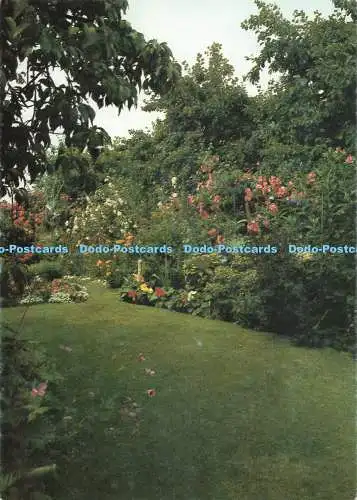 D271871 Suffolk Blick auf Akenfield Garden, wie auf dem Schutzumschlag von Peggy Co gezeigt