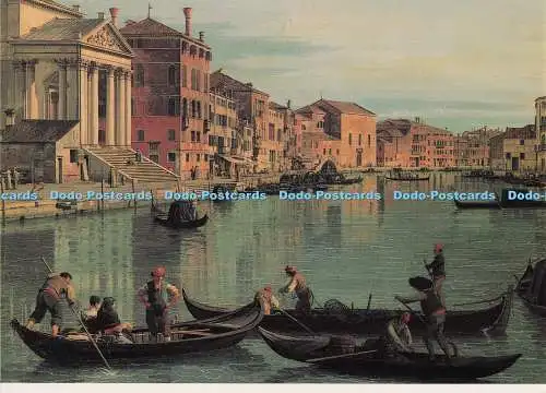 D273716 Venedig Die oberen Bereiche des Canal Grande mit San Simeone Piccolo Nat