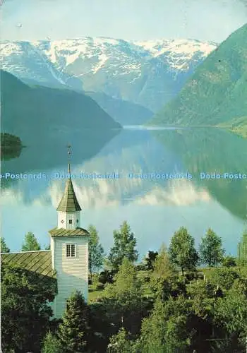 D271889 Norwegen Ulvik Hardanger Fjord Normann 1969