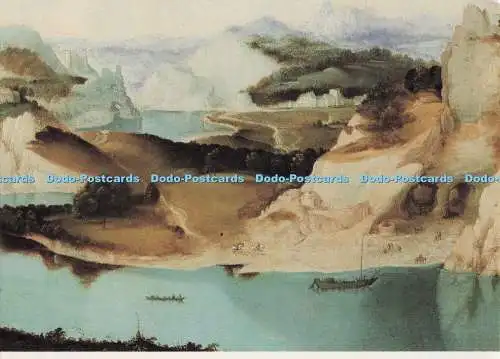 D273727 Landschaft Ein Fluss zwischen Bergen Detail National Gallery Card Nr. 1612 N