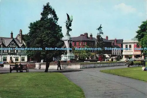 D273738 Burton on Trent Memorial Gardens A W Bourne