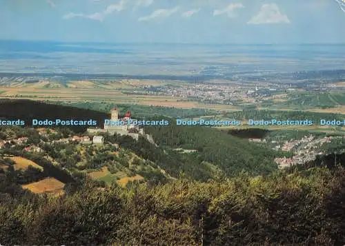 D273739 Blick vom Rosaliengebirge Osterreich Burgenland Nr 1361 1973