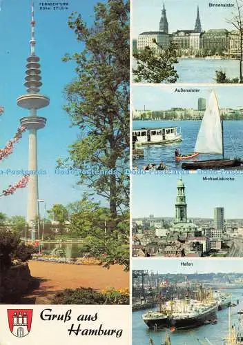 D271914 Gruss aus Hamburg Hafen Conwa Grossvertrieb Multi View