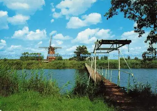 D268641 Holländische Windmühle Kinderdijk Gebr Spanjersberg