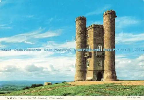 D268643 Worcestershire The Beacon Tower Fish Hill Broadway John Hinde E Nagele