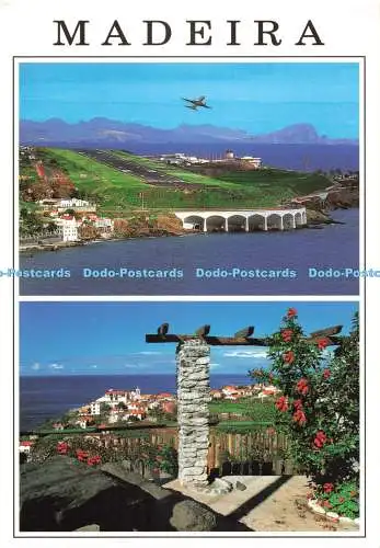 D271919 Madeira Der Flughafen und ein ruhiges kleines Dorf am Meer Francisco Ribei