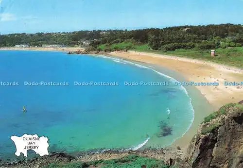 D268648 Jersey Ouaisne Bay liegt an Jersey Südwestküste A und J Großhandel