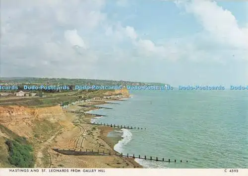 D273765 Hastings and St Leonards from Galley Hill Judges Ltd C 4593