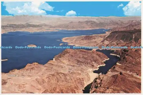 D273783 Luftaufnahme von Hoover Dam und Lake Mead Shack a Brack H S Crocker View M