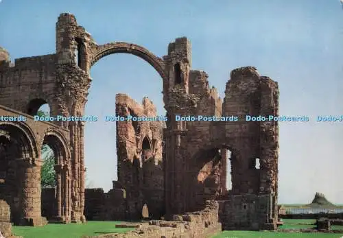 D273827 Northumberland Lindisfarne Priory Crossing von S W George Pulman und so