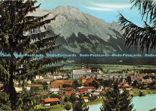 D268739 Solbad Hall in Tirol Blick Gegen Bettelwurf Viktor Holy und Sohn 1976