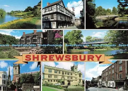 D268756 Shrewsbury River Severn J Salmon Multi View