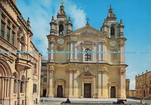 D273871 Malta Mdina Kathedrale Malta Import und Export Haus