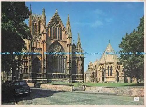 D273876 Lincoln Cathedral East End and Chapter House A D 1280 Walter Scott Colou